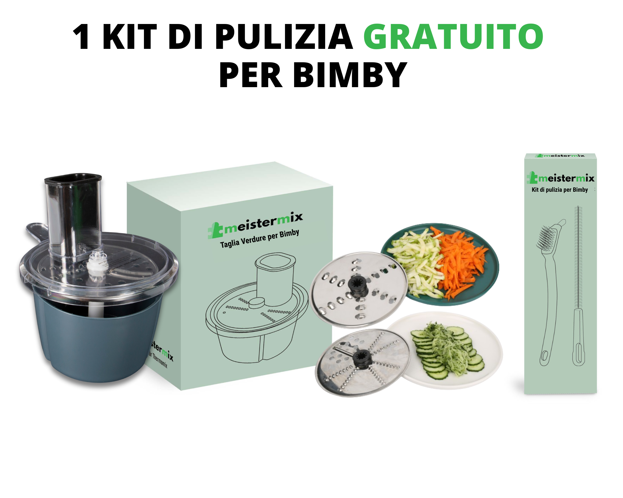 Coupix - Taglia Verdure per Bimby (+ 1 ACCESSORIO GRATIS)